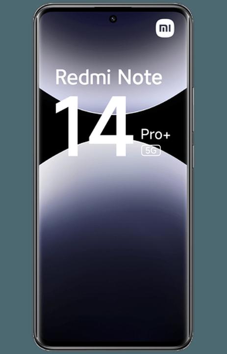 Actual product image Xiaomi Redmi Note 14 Pro+ (256 GB, Midnight Black, 6.65", Dual SIM, 5G)
