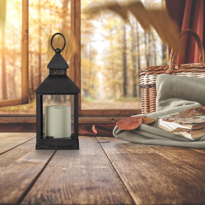 Immagine prodotto Relaxdays Lanterna con candela decorativa a LED, set di 4 pezzi (23 x 10 x 10 cm, 4 x)