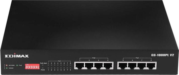Image du produit edimax Commutateur 8x GE GS-1008PL V2 8xPOE (8 ports)