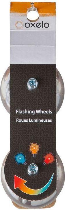 Produktbild Oxelo Leuchtrollen Inline-Skates Kinder 63 mm 80a 2er-Set (63 mm, 80A)