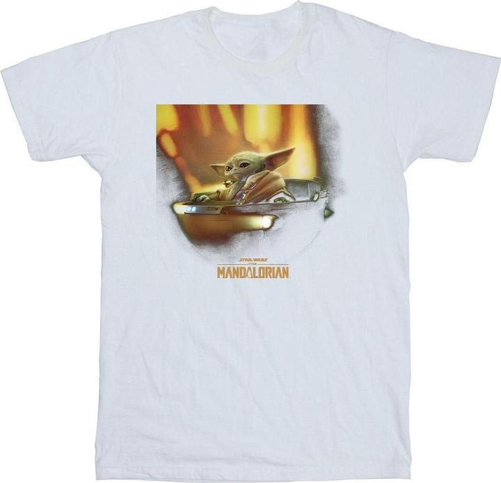 Produktbild Star Wars The Mandalorian Grogu Painted TShirt Mädchen (116)