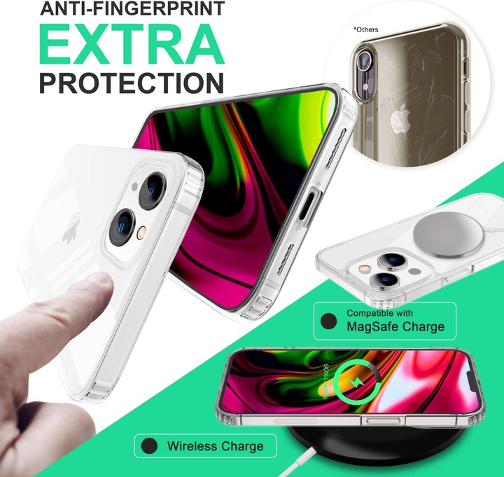 Produktbild Nalia Klare Transparente Hybrid Hülle (Apple iPhone 14)