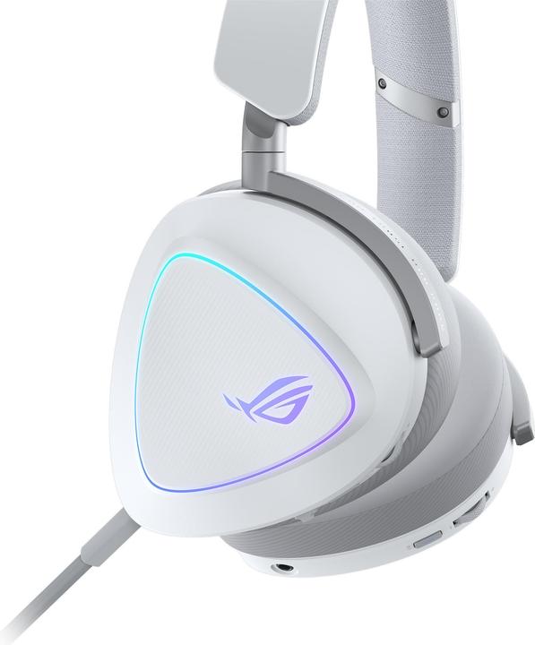 Actual product image ASUS Headset ROG Delta II WHT (Cable, Wireless)