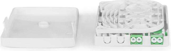 Immagine prodotto Digitus Scatola di giunzione FTTH con adattatore DX 2x LC (APC) Montaggio a parete