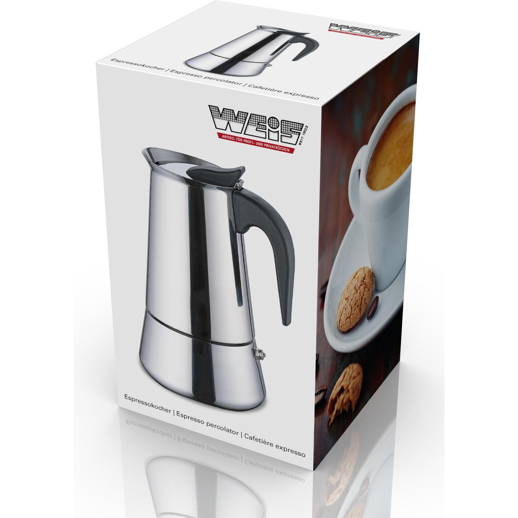 Thumbnail - Karl Weis Espressokocher, Espressokocher, Silber