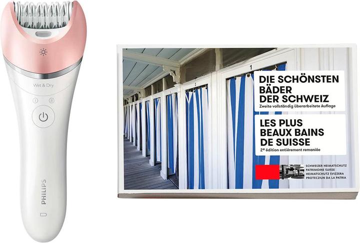 Philips Satinelle Advanced Wet&Dry BRE640/00 + Die schönsten Bäder der Schweiz