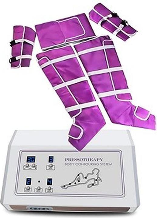 BeautyRelax Professional Lymphatic Drainage Massage Device with 16 Air Chambers for Full Body Relief