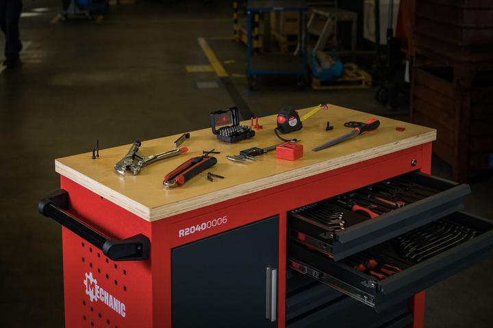 Actual product image Gedore red R20400006 Workshop trolley MECHANIC PLUS + 6 drawers 988x431x935 mm (1 x)