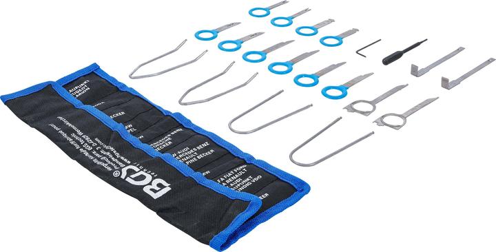 Immagine prodotto BGS Set di attrezzi per la rimozione della radio | 18 pezzi.