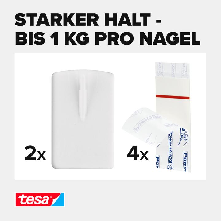 Actual product image tesa Powerstrips picture nail