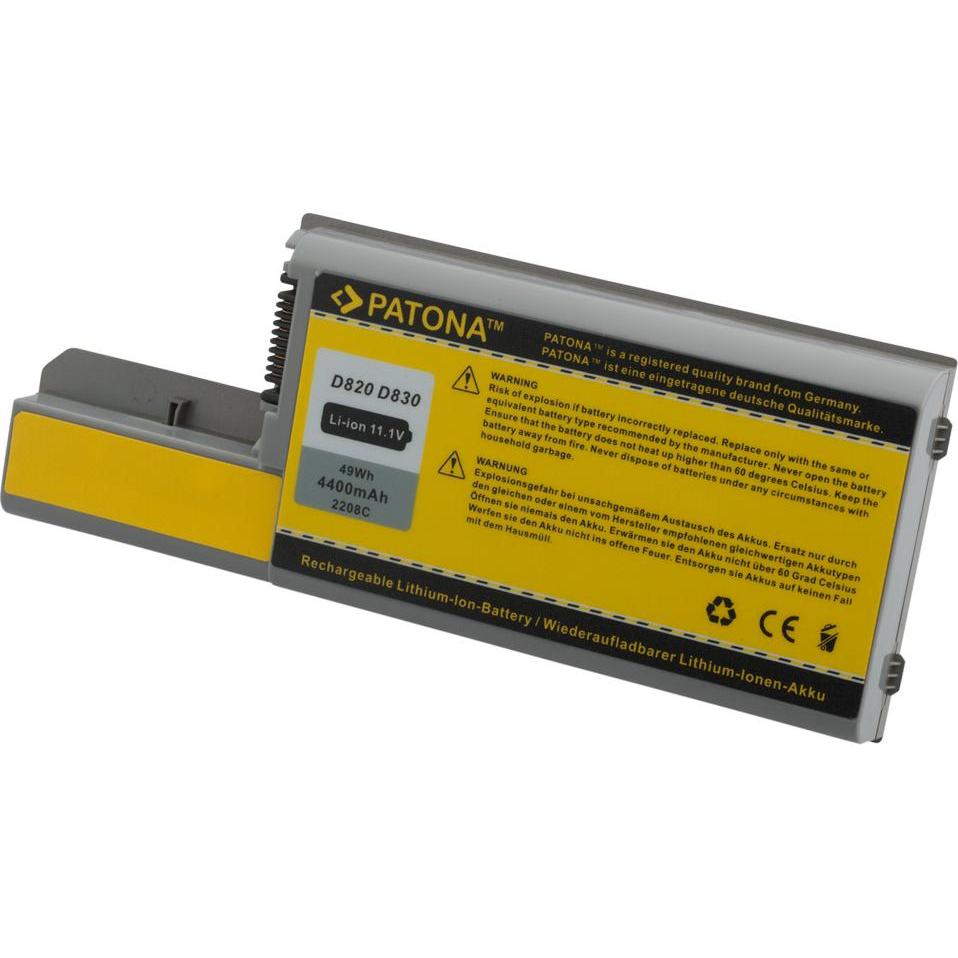 Patona 2208 (6 cubicoli, 4400 mAh), Batteria per notebook, Grigio