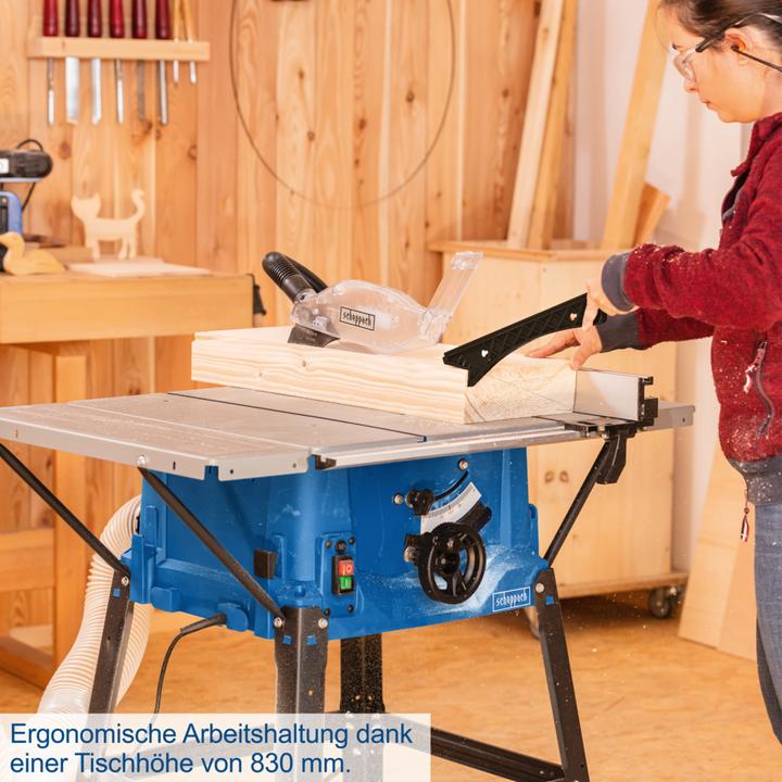 Image du produit Scheppach HS100S Scie circulaire de table 220-240V 50Hz 2000W - 250mm