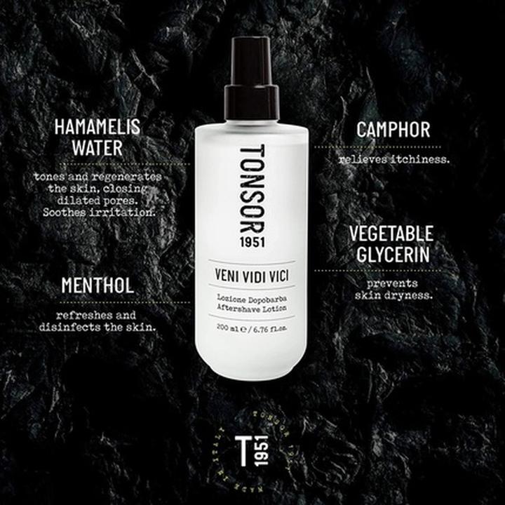 Immagine prodotto Tonsor1951 Tonsor 1951 Veni Vidi Vici Lozione Dopobarba 200ml (Lozione dopobarba, 200 ml)