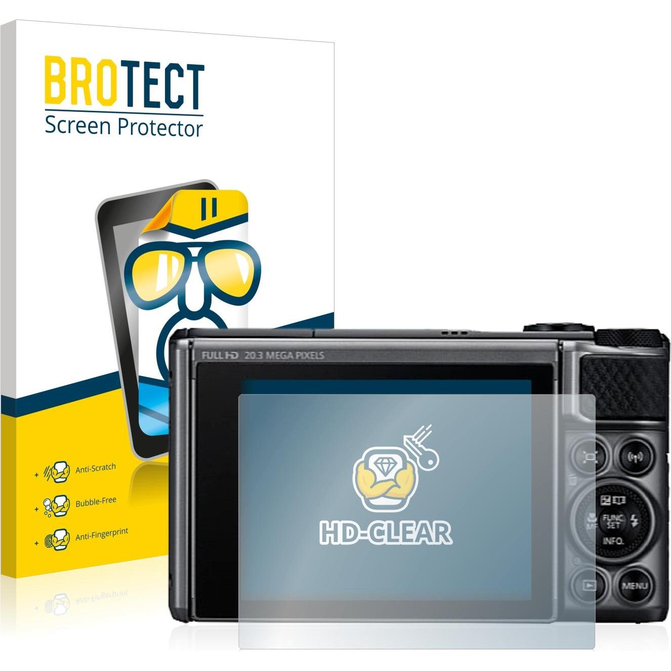 BROTECT Schutzfolie Displayschutz Klar (Displayschutz, PowerShot SX730 HS), Kameraschutz, Transparent