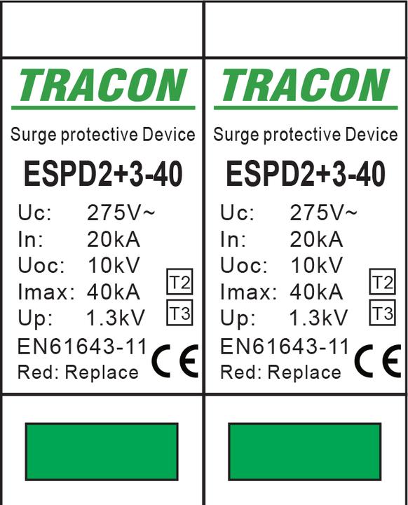 Energie-Label Tracon Allgemeines Produkt