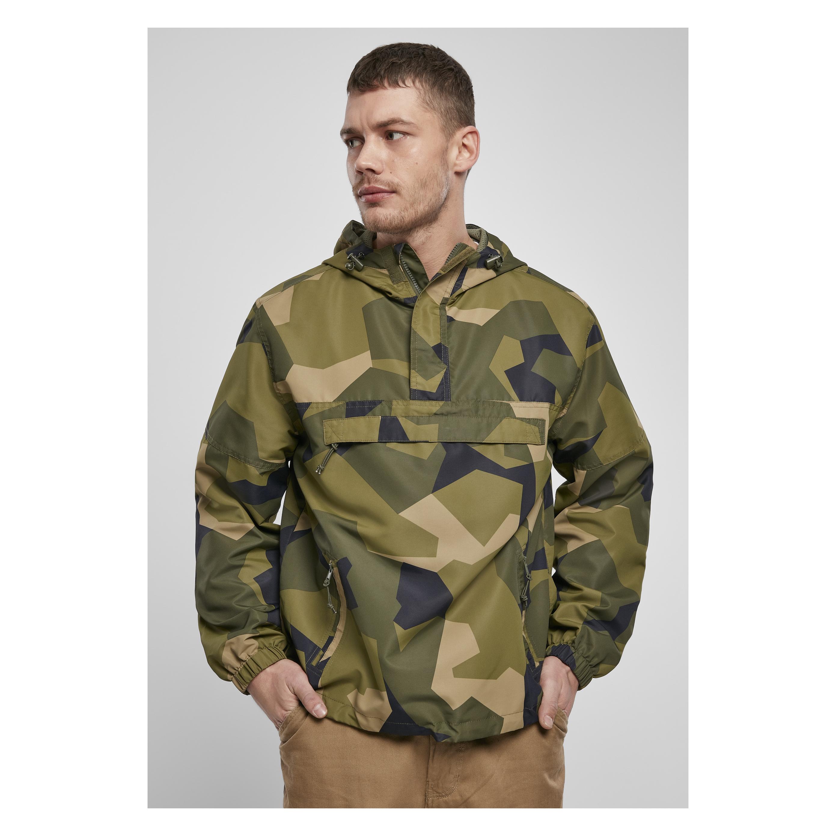 Brandit, Herren, Outdoorjacken, Summer Pull Over Jacket (3XL), Grün, 3XL