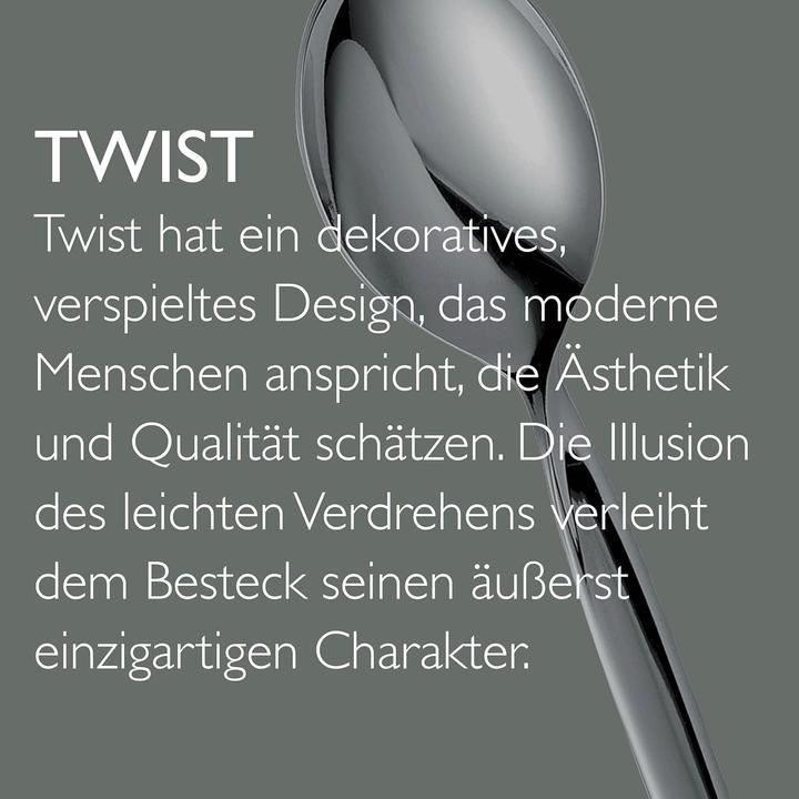 Actual product image Gense Twist Bestiksaet 60 dele Blank st (60 pcs., Cutlery set)