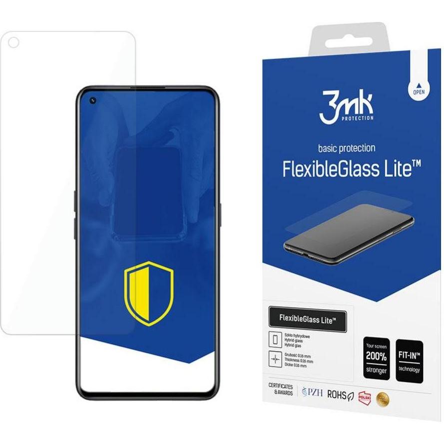 3MK FlexibleGlass Lite Display Folie (1 Stück, Realme GT 2 5G), Smartphone Schutzfolie, Transparent