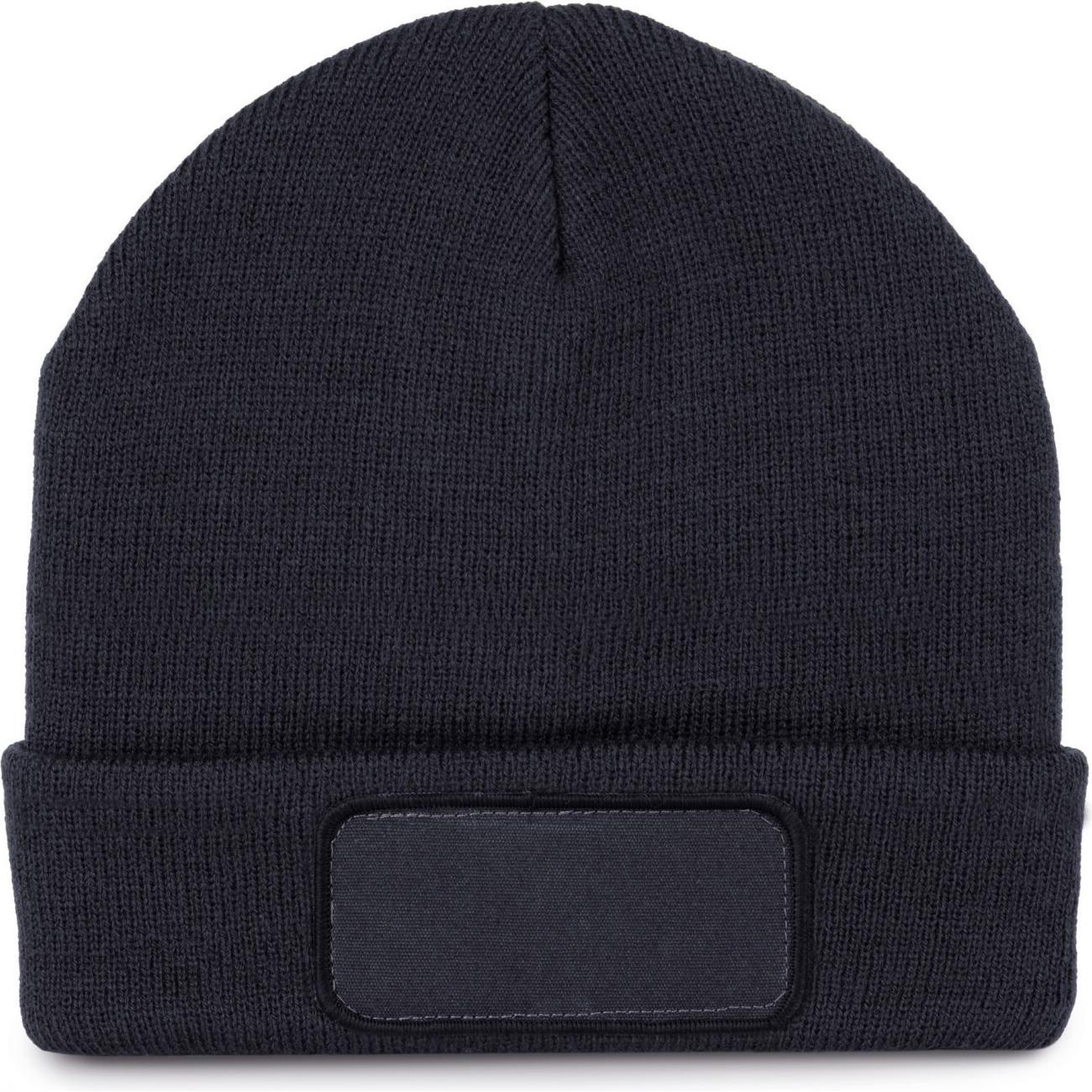 K-up, Mütze, Recycelte Mütze mit Patch und Thinsulate-Futter, Blau