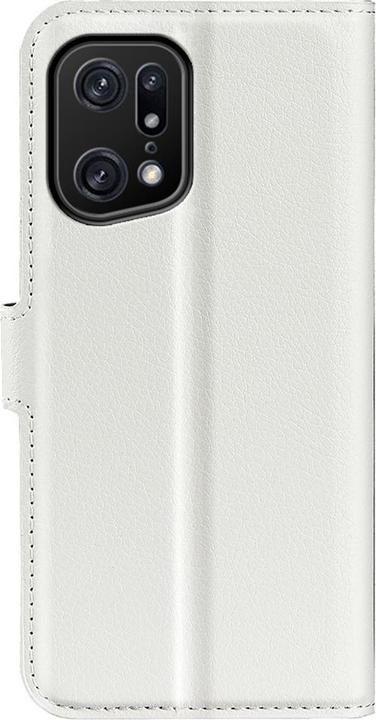 Produktbild Cover-Discount OPPO Find X5 Pro - Leder Etui Hülle weiss (Oppo Find X5 Pro)