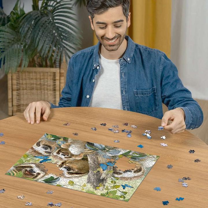 Actual product image Ravensburger Sloth selfie (500 pieces)