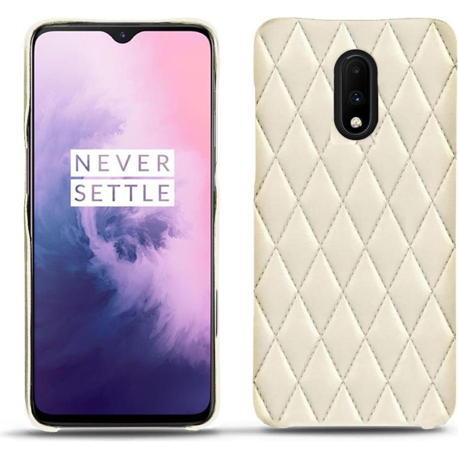 Noreve Lederschutzhülle (OnePlus 7), Smartphone Hülle, Weiss