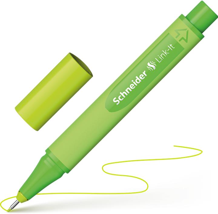 Schneider Fineliner Link-It - Lichtgroen (Groen, 1 x)