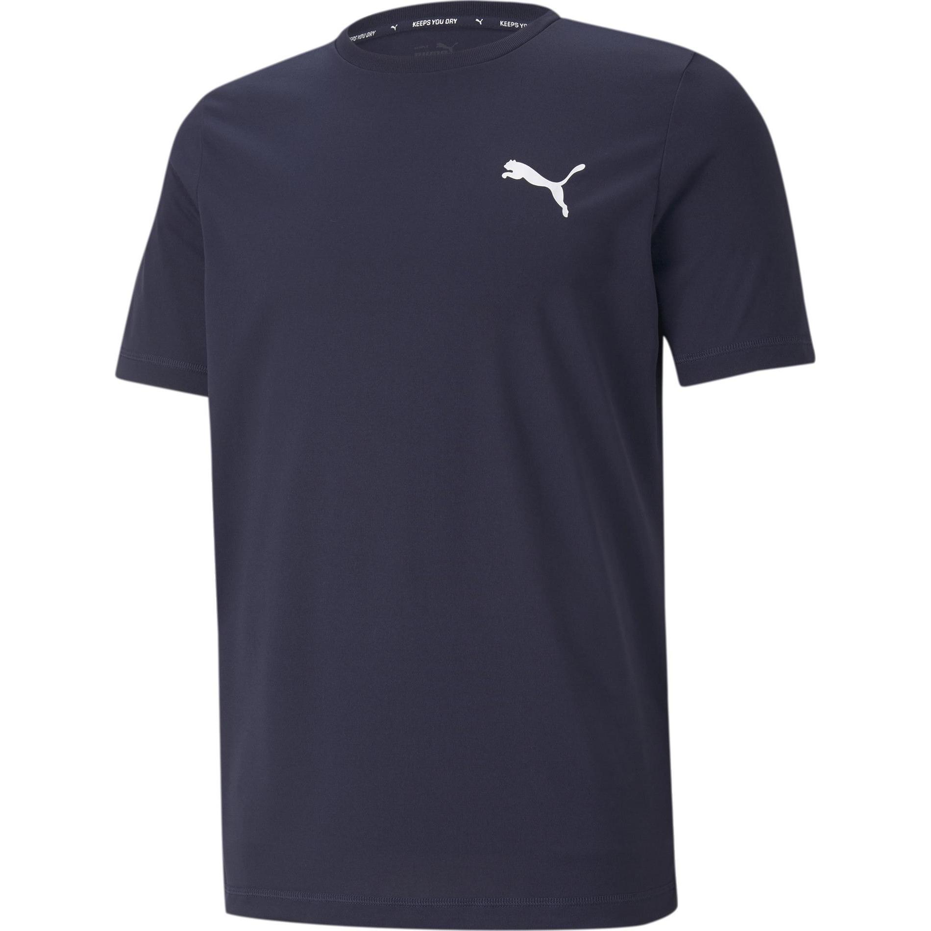Puma, Herren, Sportshirt, ACTIVE Small Logo Tee (S), Blau, S