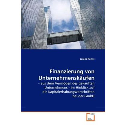 Finanzierung von Unternehmenskäufen, Fachbücher