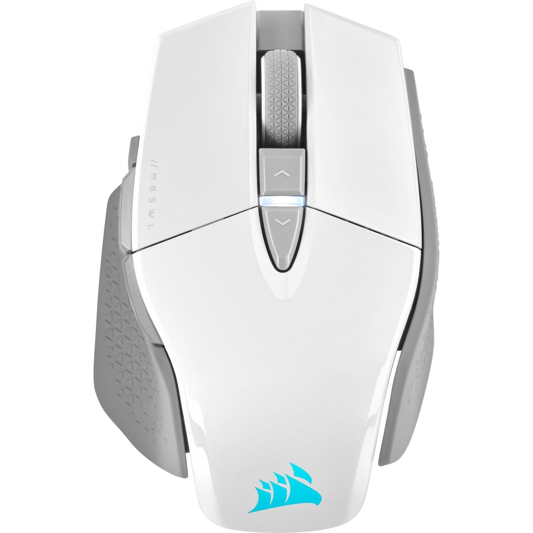 Corsair M65 RGB ULTRA (Kabellos), Maus, Weiss