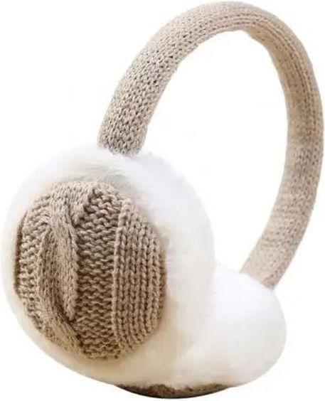 Produktbild MU Style Strick Series Gestrickter Plüsch Ohrwärmer (One Size)
