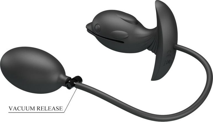 Actual product image Pretty Love Inflatable & Rechargeable Dolphin Anal Plug