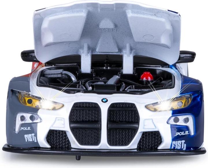 Actual product image BMW M4 GT3 Diecast 1:24 weiss inkl. Knopfzellen