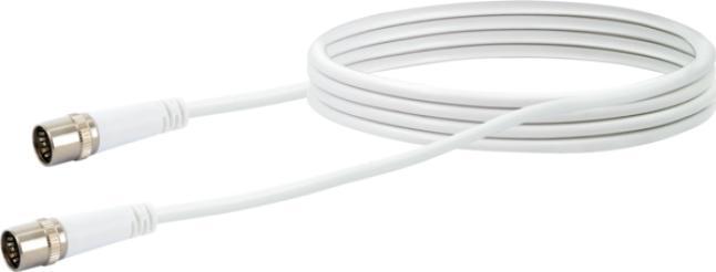 Immagine prodotto Schwaiger KDSK30 042 Cavo coassiale 3 m F Bianco (Cavi antenna)