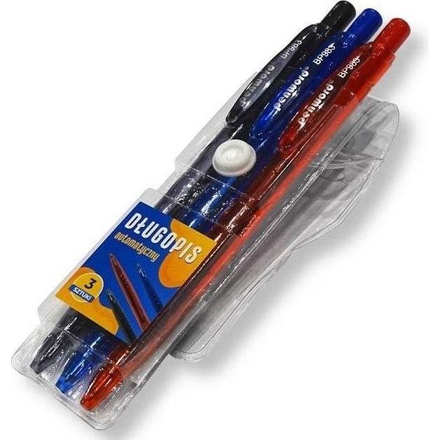 Penword, Penne, Kugelschreiber mit Feder, 3 Farben