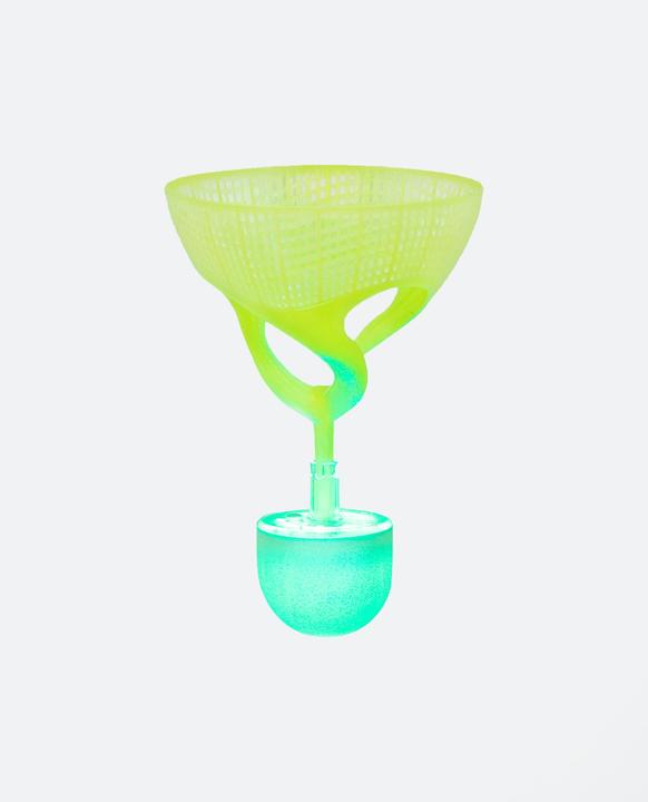 Produktbild Perfly Badminton-Schlägerset Erwachsene leuchtend - BR190 Flex Set Nite blau/gelb