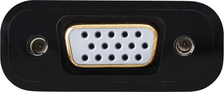 Actual product image Eaton DisplayPort to VGA Active Adapter Video Converter DP ver 1.2 M/F 6inch 15.24cm (VGA, 4.19 cm)