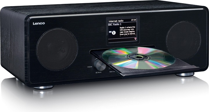 Produktbild Lenco DIR-261BK (DAB+, FM, Internetradio, WLAN, Bluetooth)