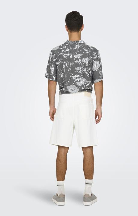 Image du produit Only & Sons ONSFADE Mittlere Taille Locker geschnitten Shorts Jeans-Shorts (L)