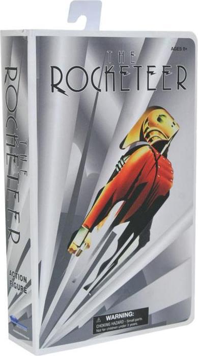 Actual product image Diamond Select Toys Rocketeer Deluxe Action Figure VHS Box Set SDCC 2021 Previews Exclusive 18 cm