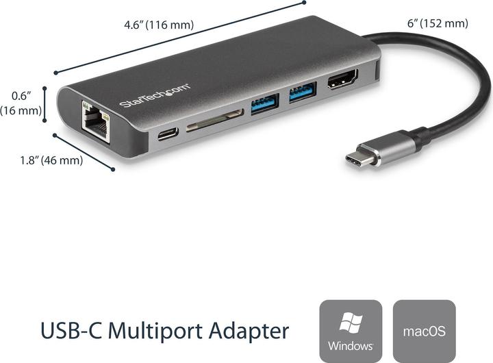 Produktbild StarTech DKT30CSDHPD (USB-C, 2 Ports)