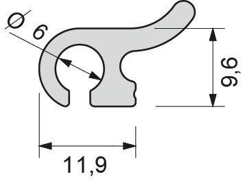 Produktbild OK-Line Führungsleiste für Flaschenhalter Wall System (1 Stk.)