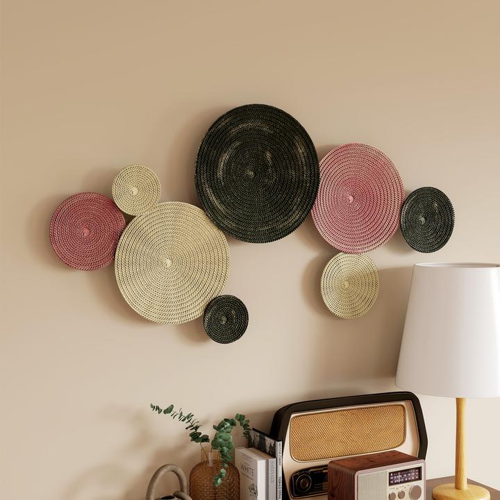 Image du produit Homcom Wanddeko Metall Bronze