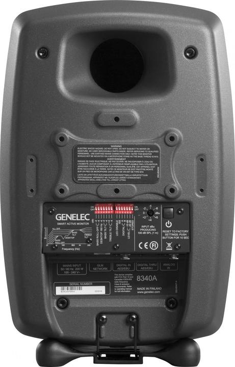 Actual product image Genelec Studio monitor, SAM, 2-way, dark grey (Active, 1 pc., 2x 150 W)