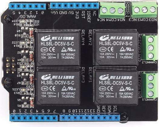 Actual product image Seeed Studio Relay Shield V3