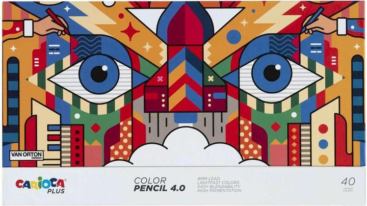 Produktbild Carioca Plus - Colored pencils 4mm, 40 pcs (809308) (Mehrfarbig, 40 x)