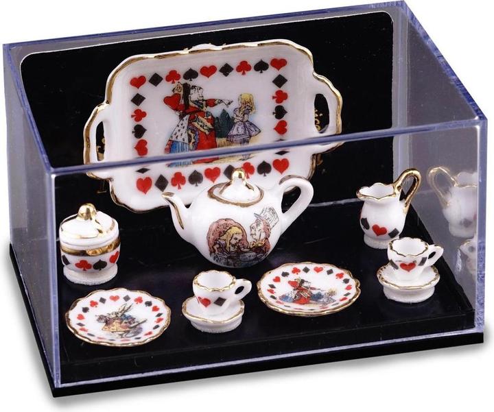 Produktbild Reutter Kaffeeservice mit Tablett, Alice im Wunderland