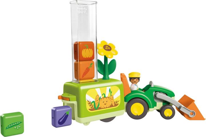 Actual product image Playmobil JUNIOR: Tractor with fun planting machine (71773, Playmobil Junior)