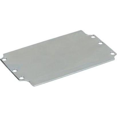 Rs Pro Stahl Montageplatte, 234mm x 384mm, Serverschrank Zubehör, Grau
