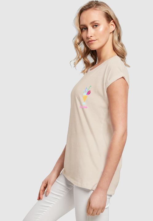 Produktbild Merchcode Ladies Pina Colada Extended Shoulder Tee - 113663 (S)
